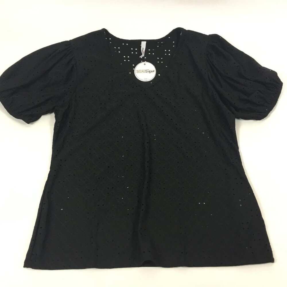 (NWT) GeeGee, Vented V-Neck Top